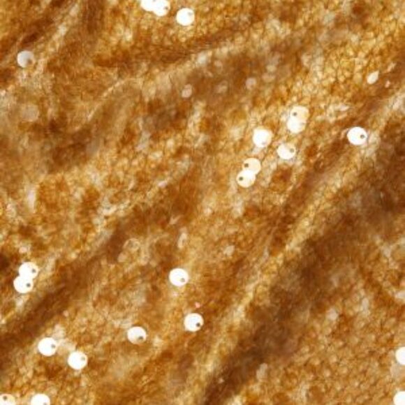 Badgley Mischka Odessa Gold Sequin Gown | Size 4 | Elegant Evening Formal Dress - Picture 6 of 12